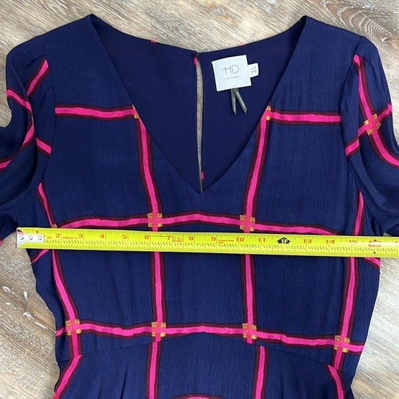 HD in Paris Anthropologie Striped Pane Midi Dress Women's Size 2 - Picture 10 of 16